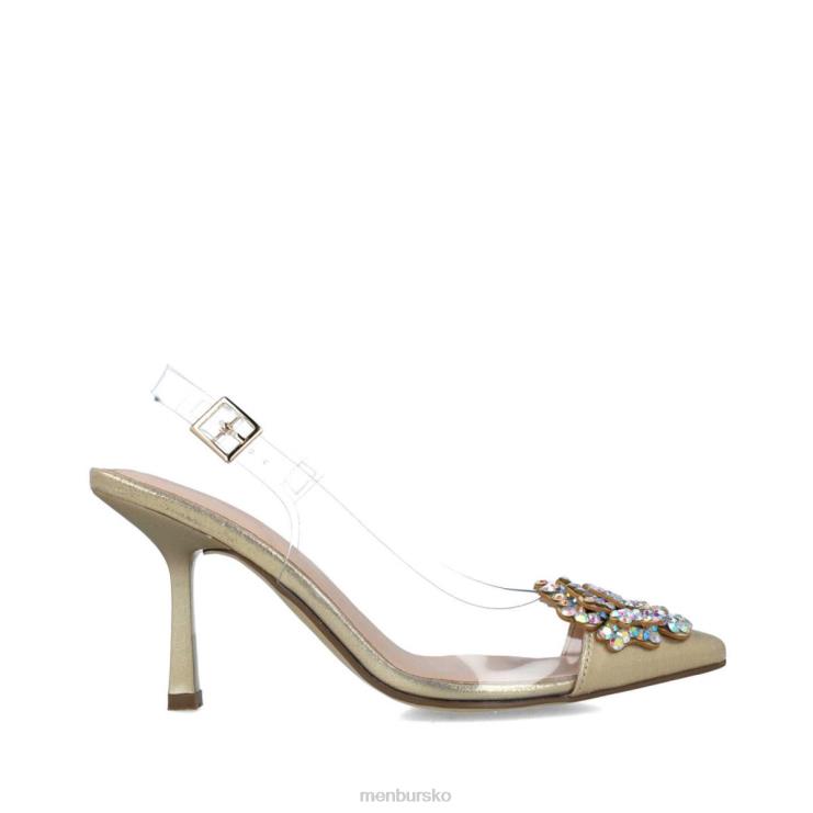 dk Menbur Kvinder retikulum guld X288X5559 mellem og lave hæle