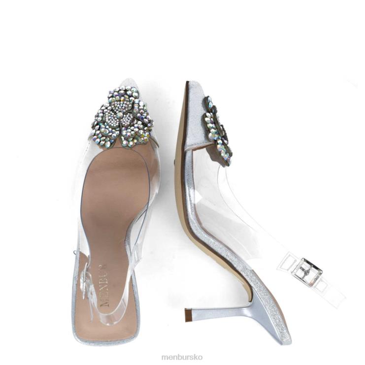 dk Menbur Kvinder retikulum sølv X288X1590 mellem og lave hæle