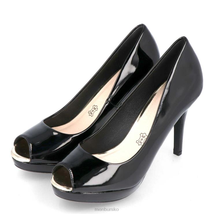 dk Menbur Kvinder sili sort X288X2107 mellem og lave hæle