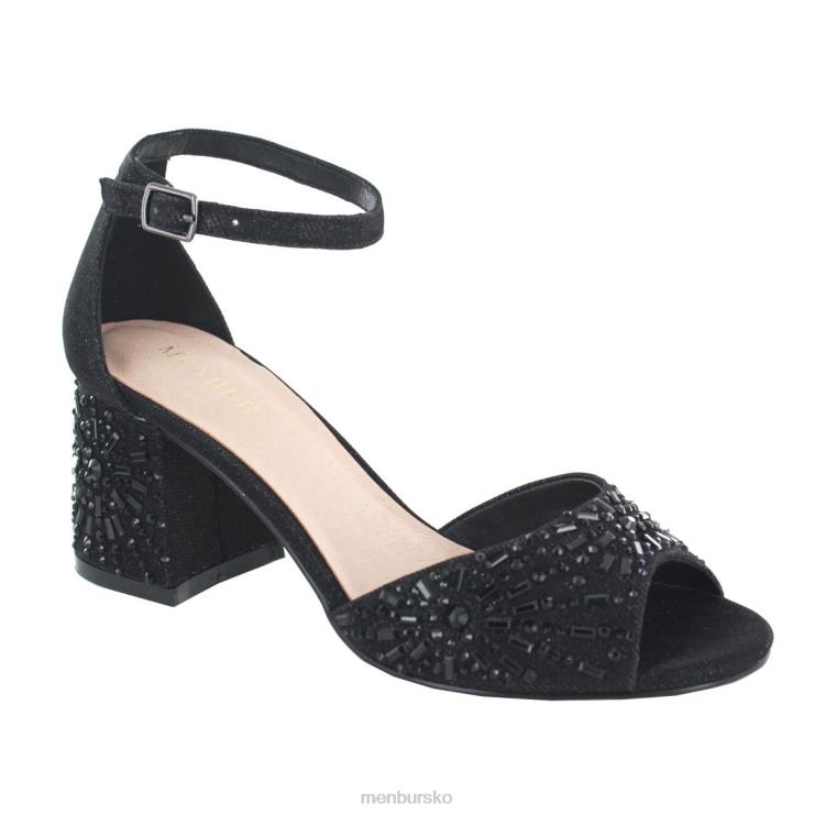 dk Menbur Kvinder solbiat 3 sort X288X2114 mellem og lave hæle