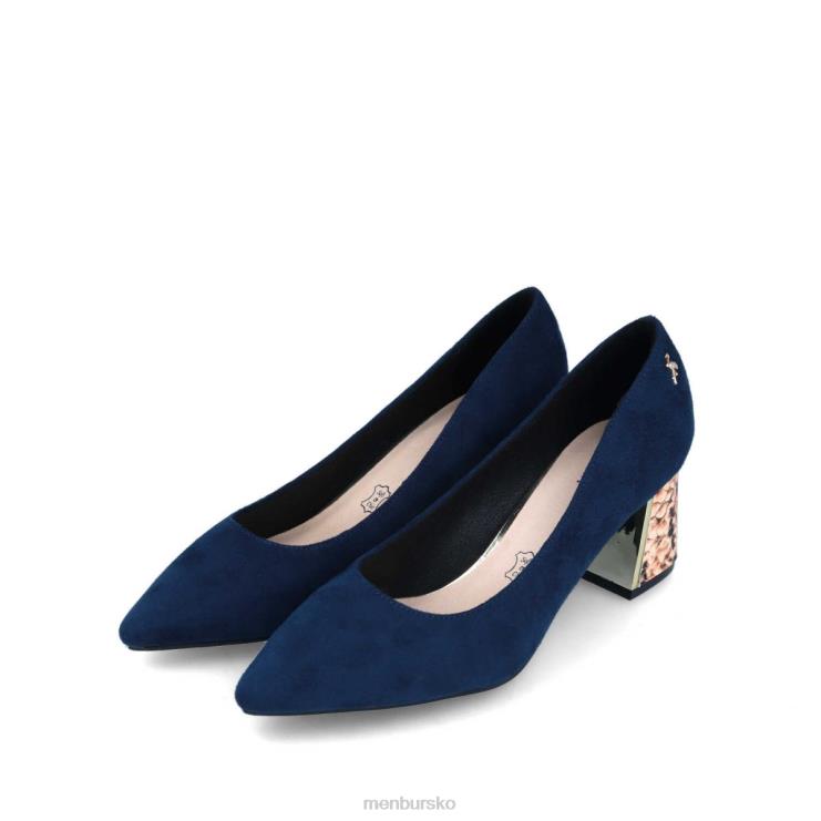 dk Menbur Kvinder solfara mørkeblå X288X1737 mellem og lave hæle