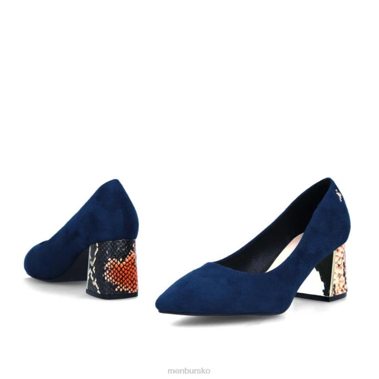 dk Menbur Kvinder solfara mørkeblå X288X1737 mellem og lave hæle