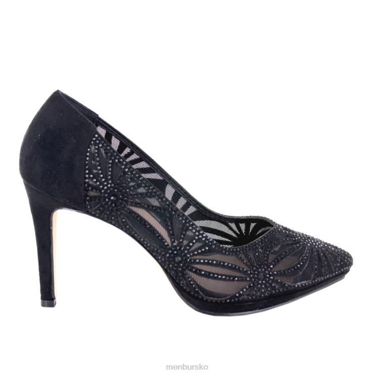 dk Menbur Kvinder sorbolo sort X288X2118 mellem og lave hæle