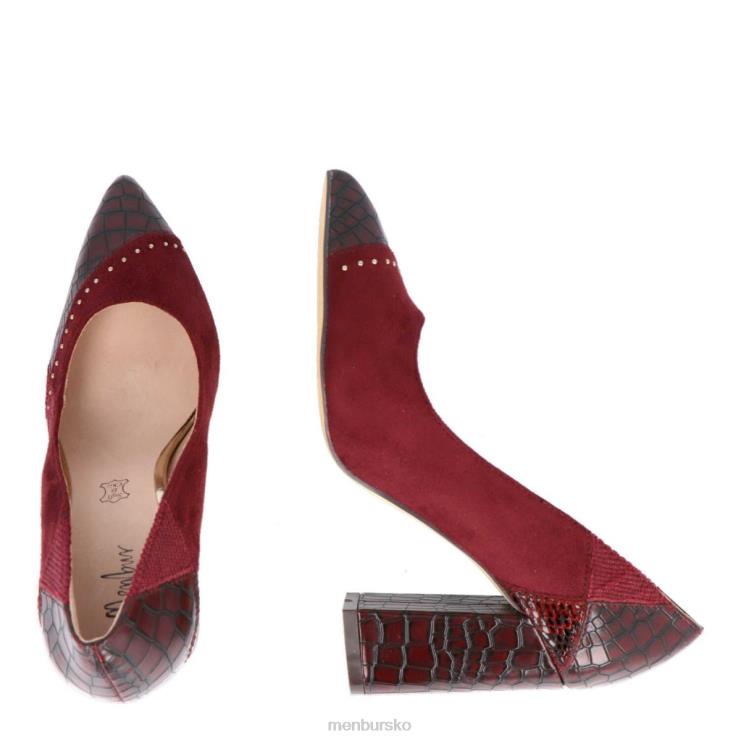 dk Menbur Kvinder sorgono 3 rød X288X2153 mellem og lave hæle