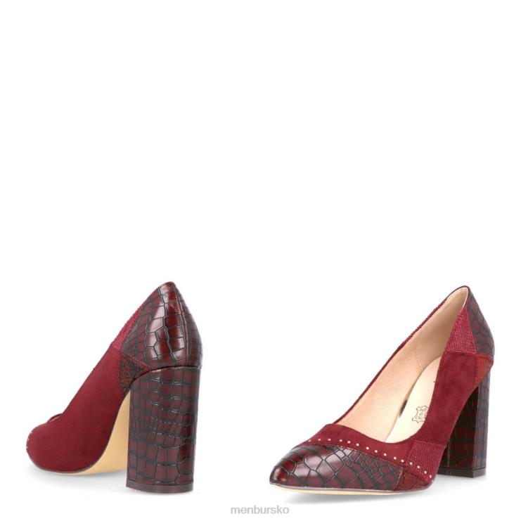 dk Menbur Kvinder sorgono 3 rød X288X2153 mellem og lave hæle