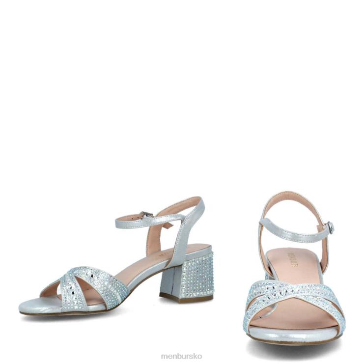 dk Menbur Kvinder sorisolo sølv X288X2159 mellem og lave hæle