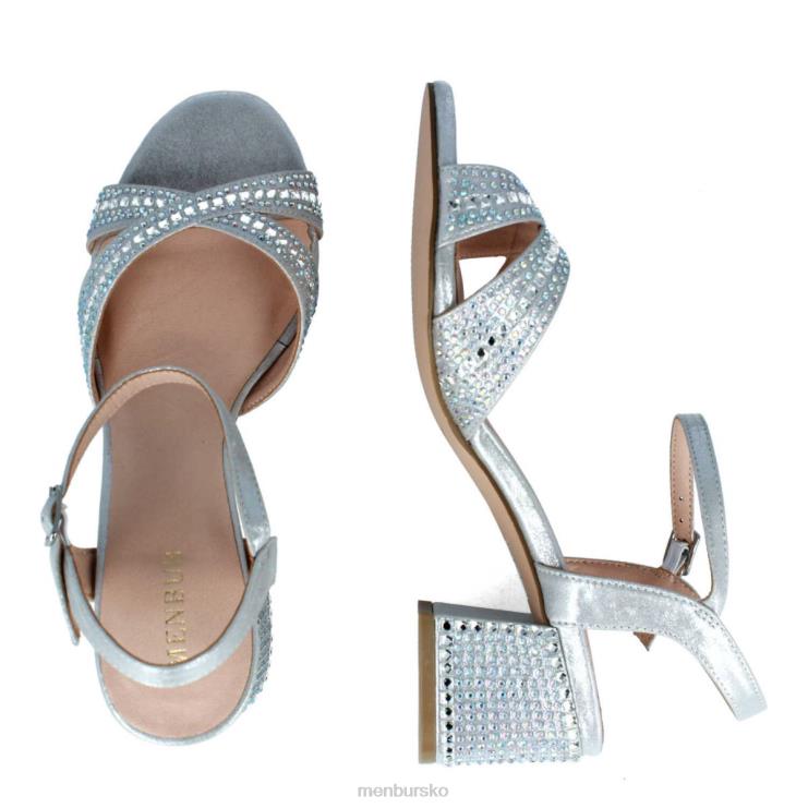 dk Menbur Kvinder sorisolo sølv X288X2159 mellem og lave hæle