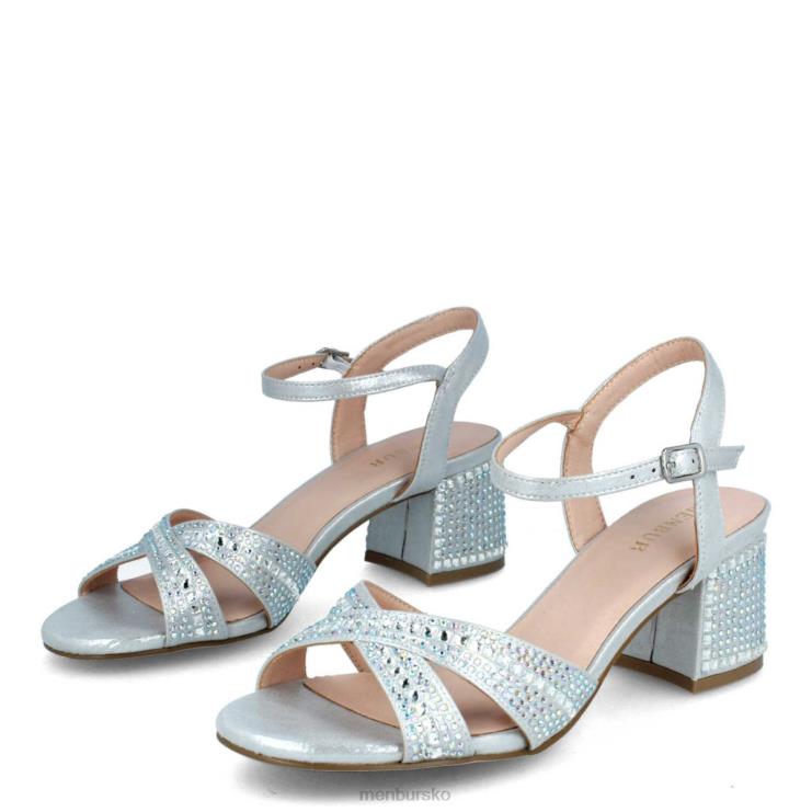 dk Menbur Kvinder sorisolo sølv X288X2159 mellem og lave hæle