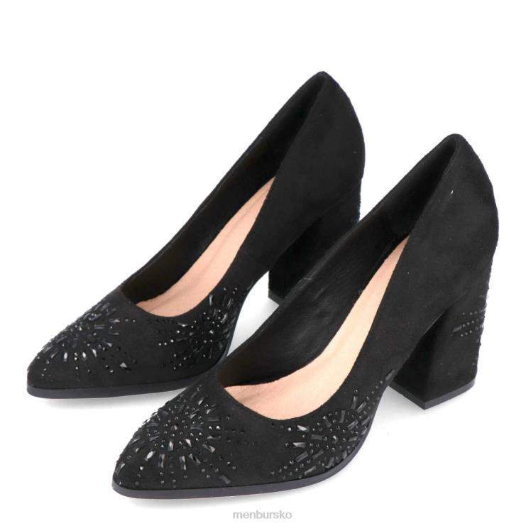 dk Menbur Kvinder sostasio sort X288X2110 mellem og lave hæle