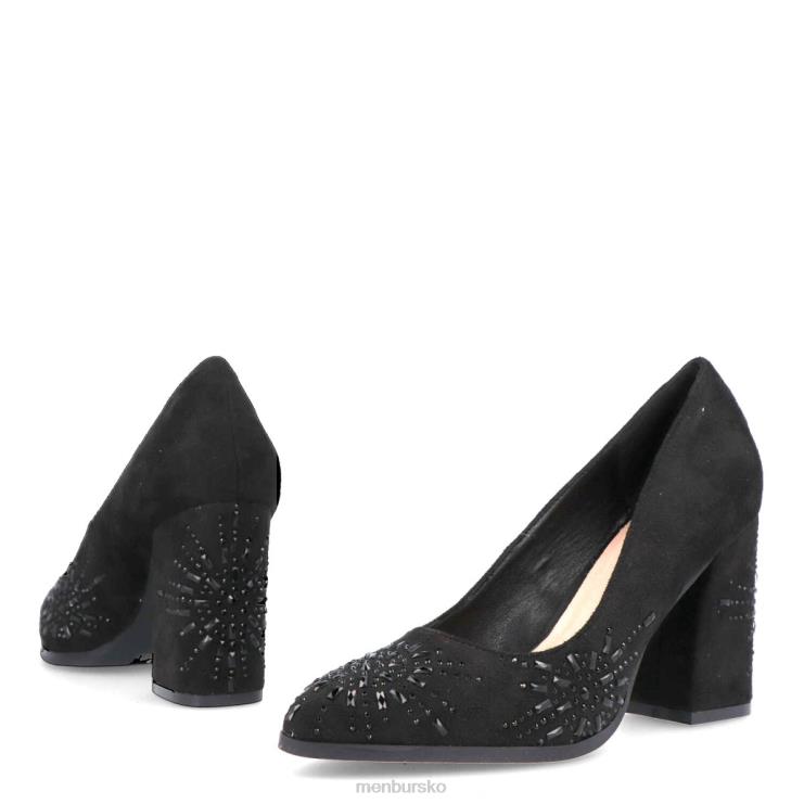 dk Menbur Kvinder sostasio sort X288X2110 mellem og lave hæle