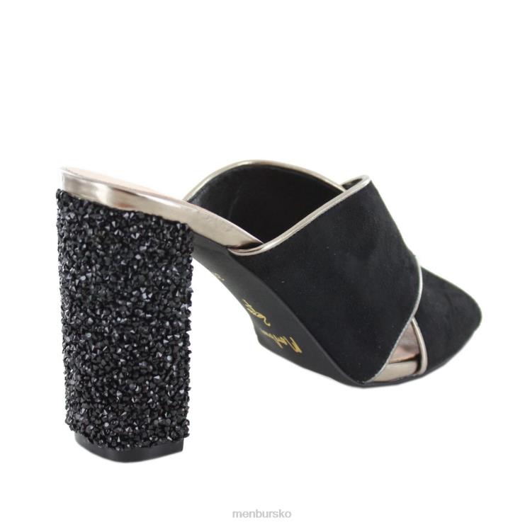 dk Menbur Kvinder spianat sort X288X1945 mellem og lave hæle