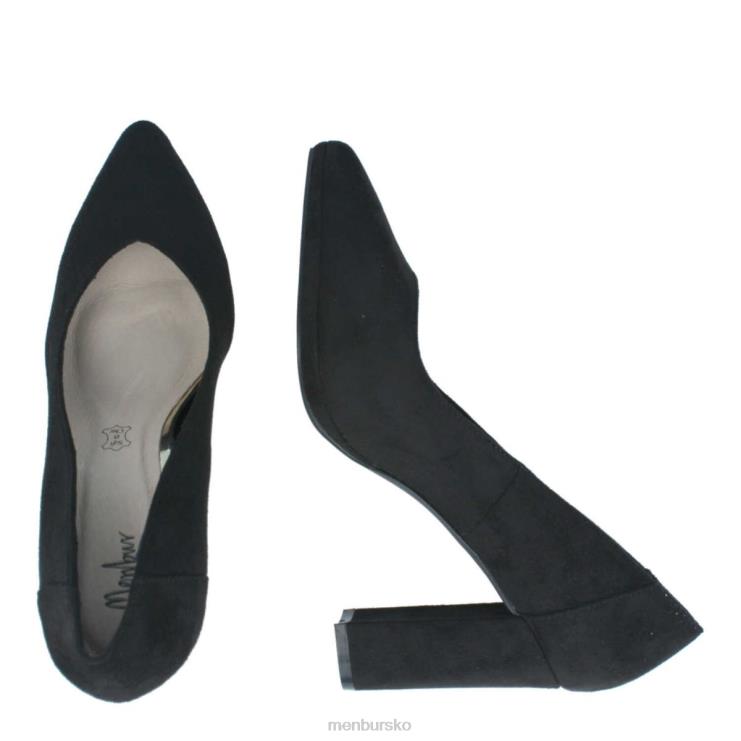 dk Menbur Kvinder stura sort X288X1931 mellem og lave hæle