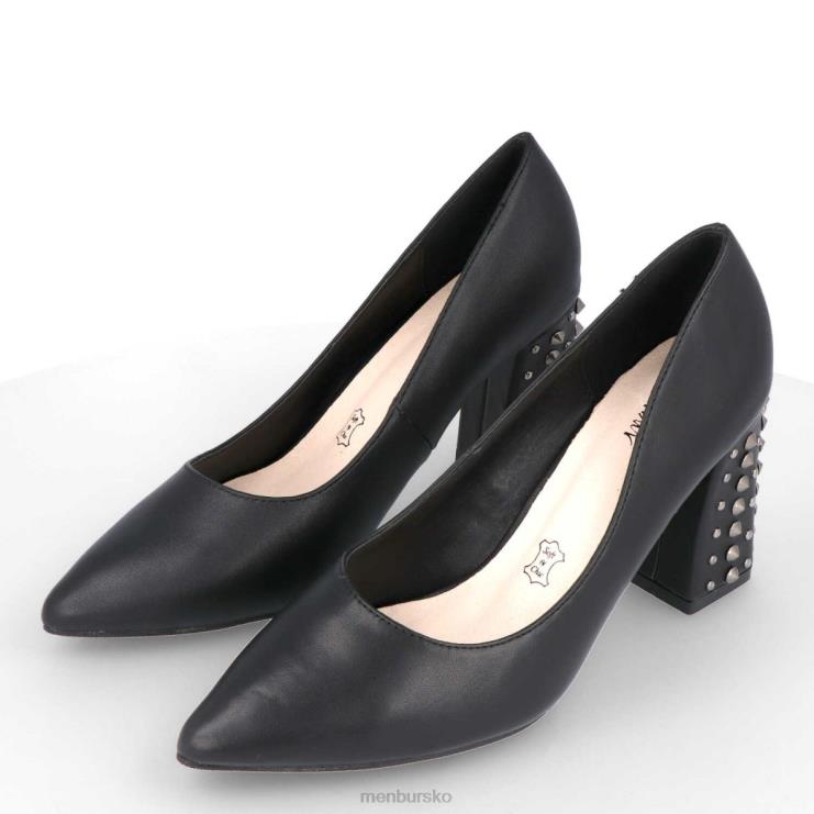 dk Menbur Kvinder tampolose sort X288X2129 mellem og lave hæle