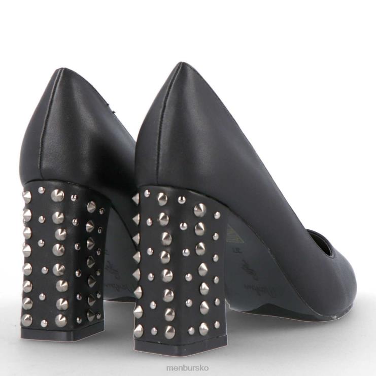 dk Menbur Kvinder tampolose sort X288X2129 mellem og lave hæle