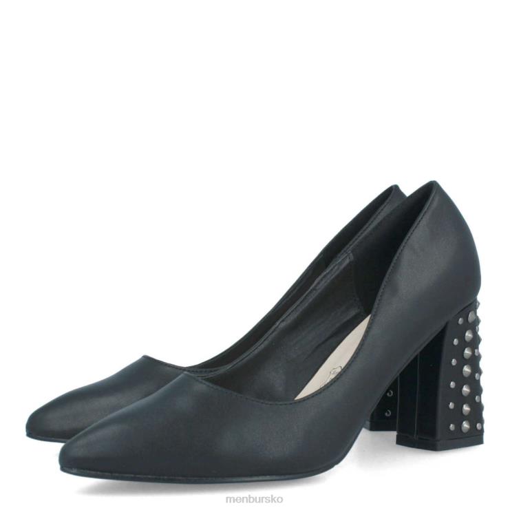 dk Menbur Kvinder tampolose sort X288X2129 mellem og lave hæle