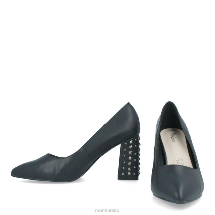 dk Menbur Kvinder tampolose sort X288X2129 mellem og lave hæle