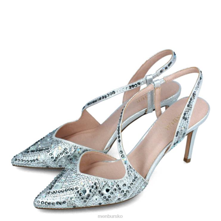 dk Menbur Kvinder tarantasca sølv X288X5828 mellem og lave hæle