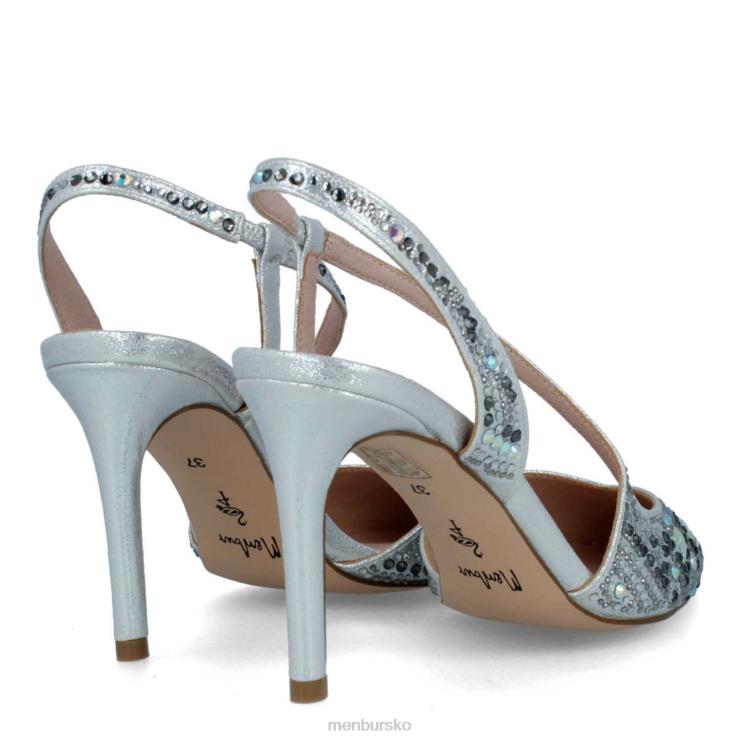 dk Menbur Kvinder tarantasca sølv X288X5828 mellem og lave hæle