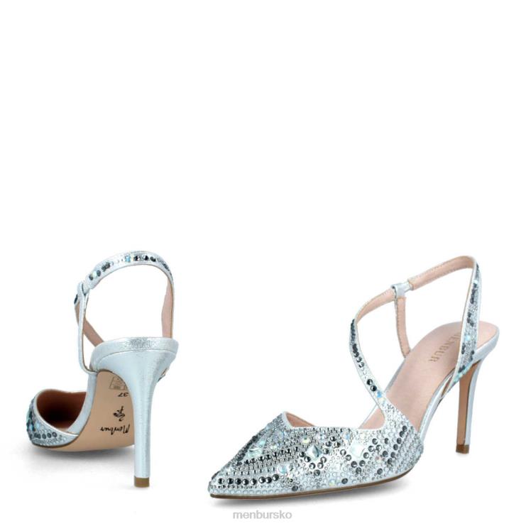 dk Menbur Kvinder tarantasca sølv X288X5828 mellem og lave hæle