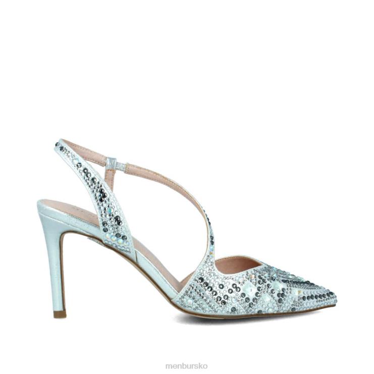 dk Menbur Kvinder tarantasca sølv X288X5828 mellem og lave hæle