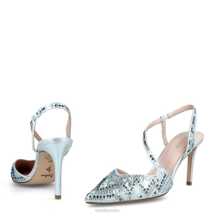 dk Menbur Kvinder tarantasca sølv X288X5828 mellem og lave hæle