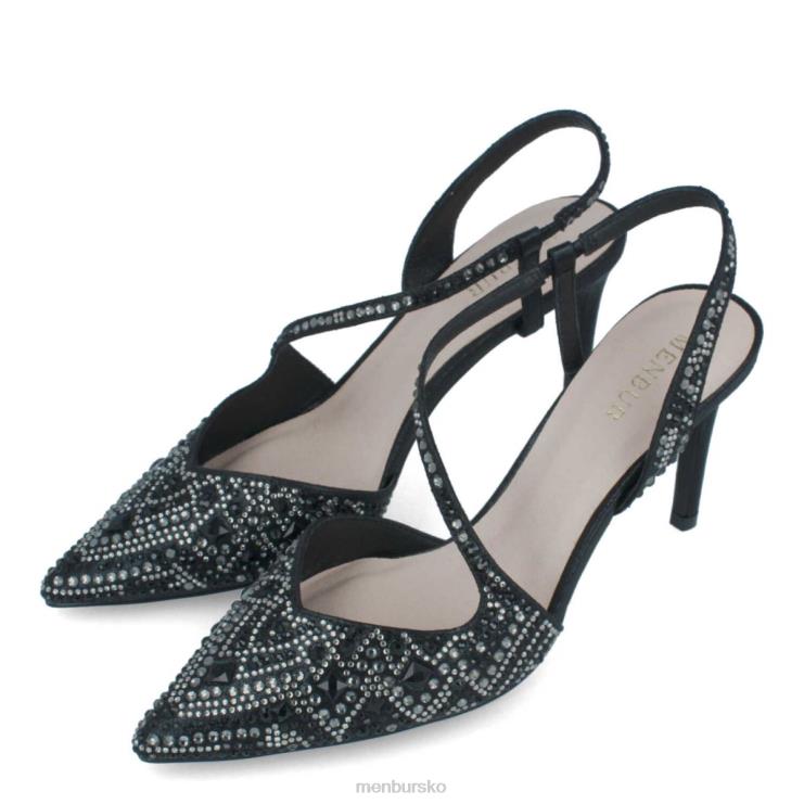 dk Menbur Kvinder tarantasca sort X288X5829 mellem og lave hæle