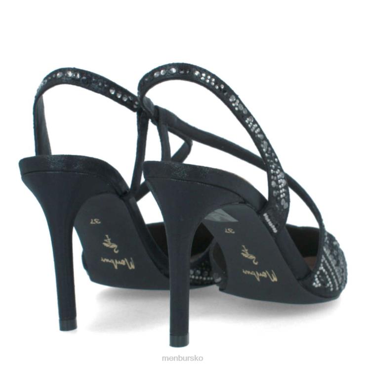 dk Menbur Kvinder tarantasca sort X288X5829 mellem og lave hæle