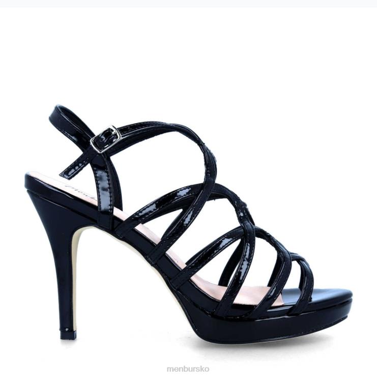 dk Menbur Kvinder tarsia sort X288X1903 mellem og lave hæle