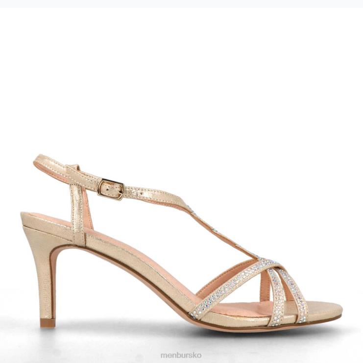 dk Menbur Kvinder tarvis guld X288X2133 mellem og lave hæle