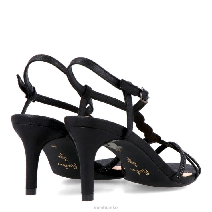 dk Menbur Kvinder tarvis sort X288X2199 mellem og lave hæle