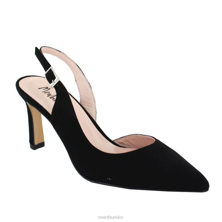 dk Menbur Kvinder ussana sort X288X2074 mellem og lave hæle