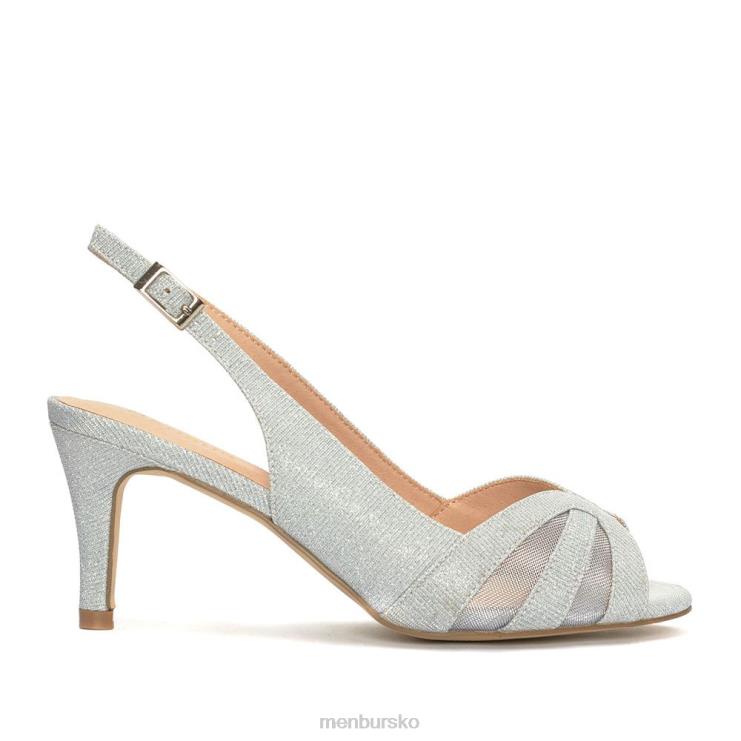 dk Menbur Kvinder vallonto sølv X288X2022 mellem og lave hæle