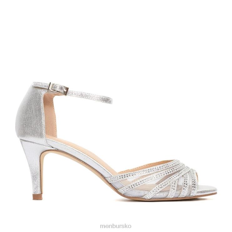 dk Menbur Kvinder valpromaro sølv X288X1990 mellem og lave hæle