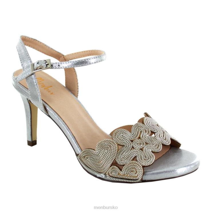 dk Menbur Kvinder vernante sølv X288X2027 mellem og lave hæle