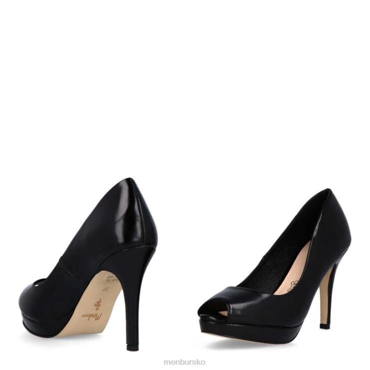 dk Menbur Kvinder villadose sort X288X2103 mellem og lave hæle