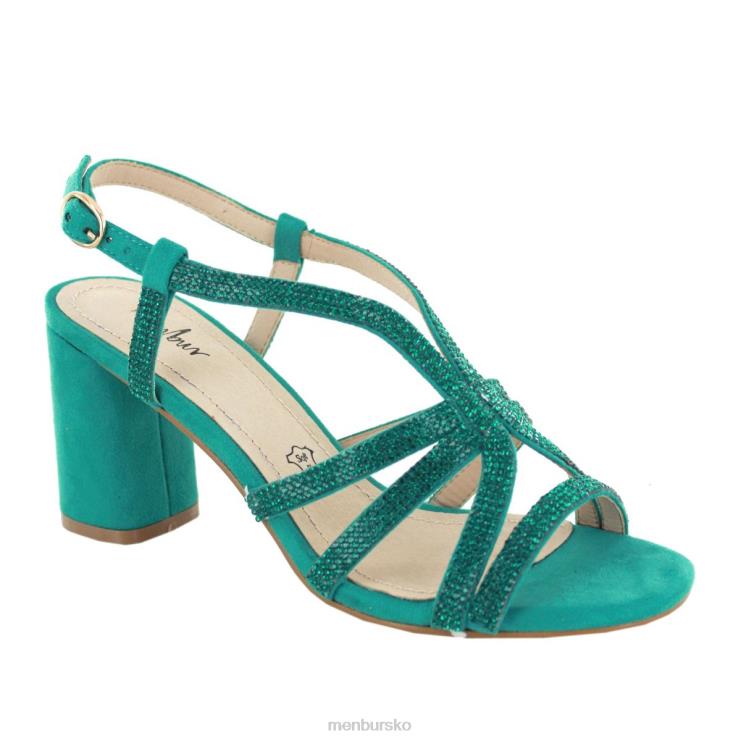 dk Menbur Kvinder villapriolo grøn X288X2049 mellem og lave hæle