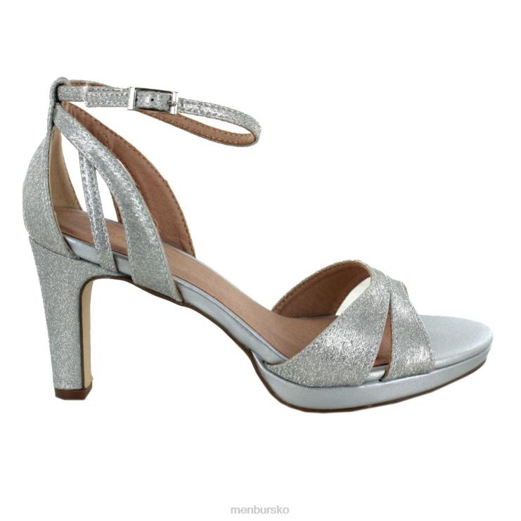 dk Menbur Kvinder villarelli sølv X288X2059 mellem og lave hæle