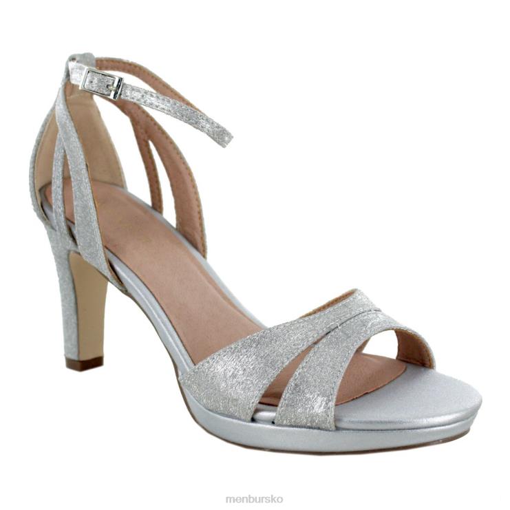 dk Menbur Kvinder villarelli sølv X288X2059 mellem og lave hæle