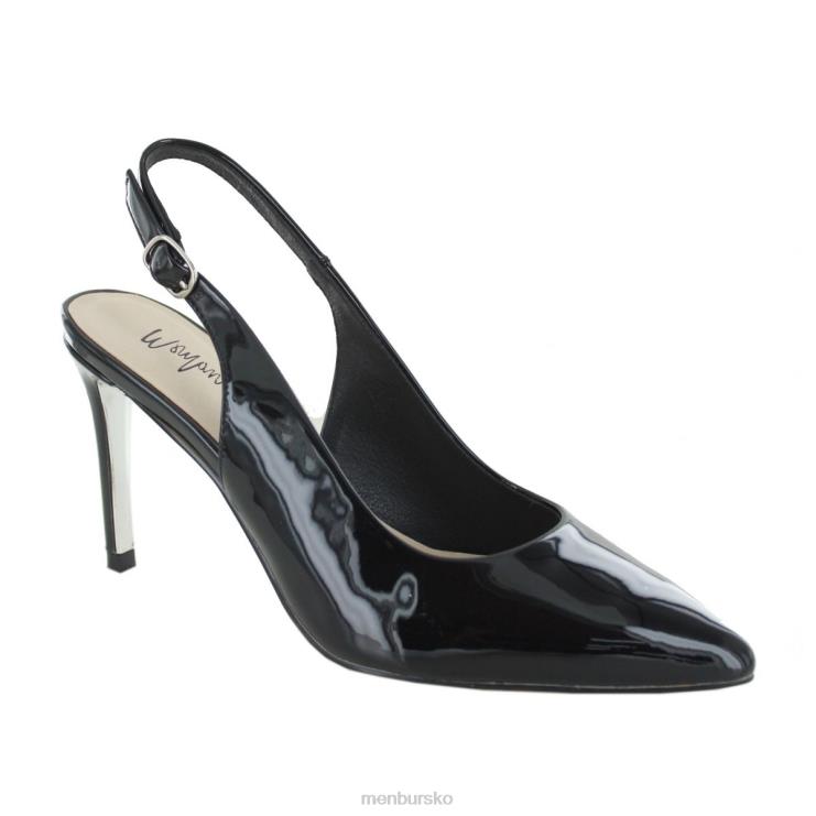 dk Menbur Kvinder villaro sort X288X2060 mellem og lave hæle