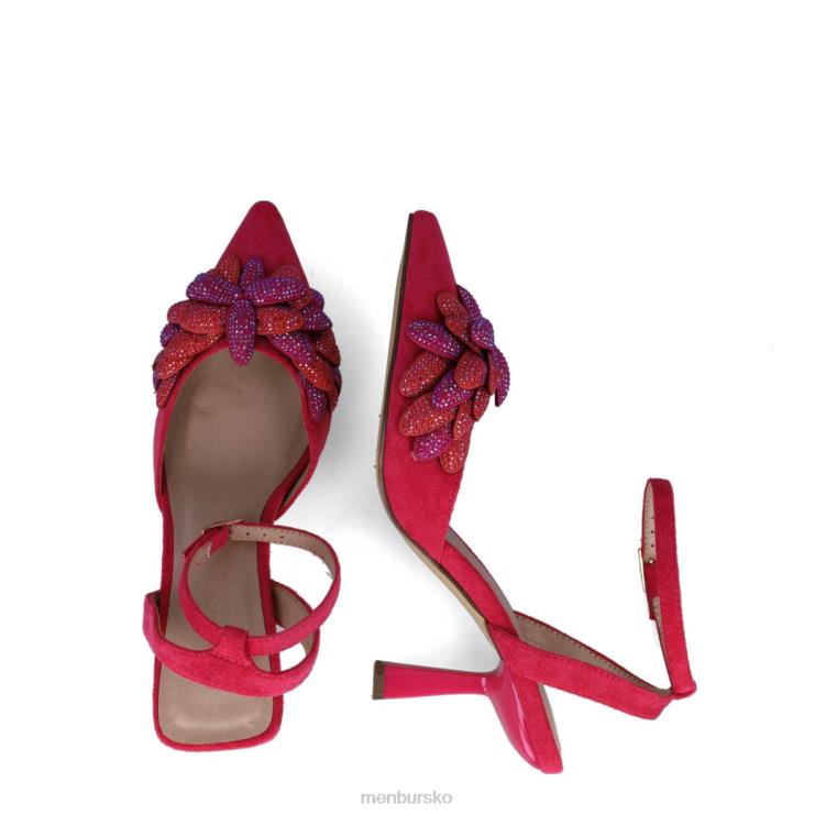 dk Menbur Kvinder volans lyserød X288X1566 mellem og lave hæle