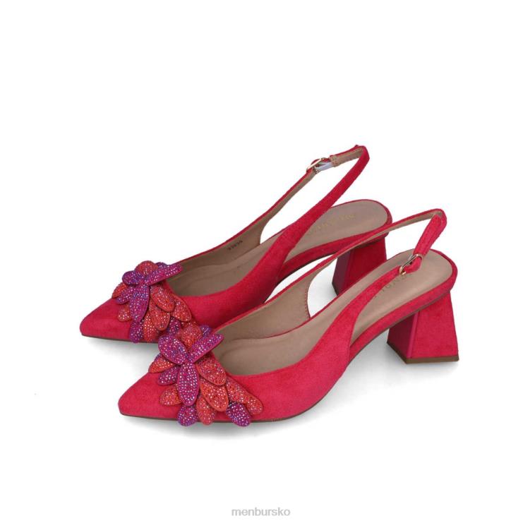 dk Menbur Kvinder volans lyserød X288X1594 mellem og lave hæle