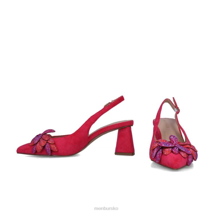 dk Menbur Kvinder volans lyserød X288X1594 mellem og lave hæle