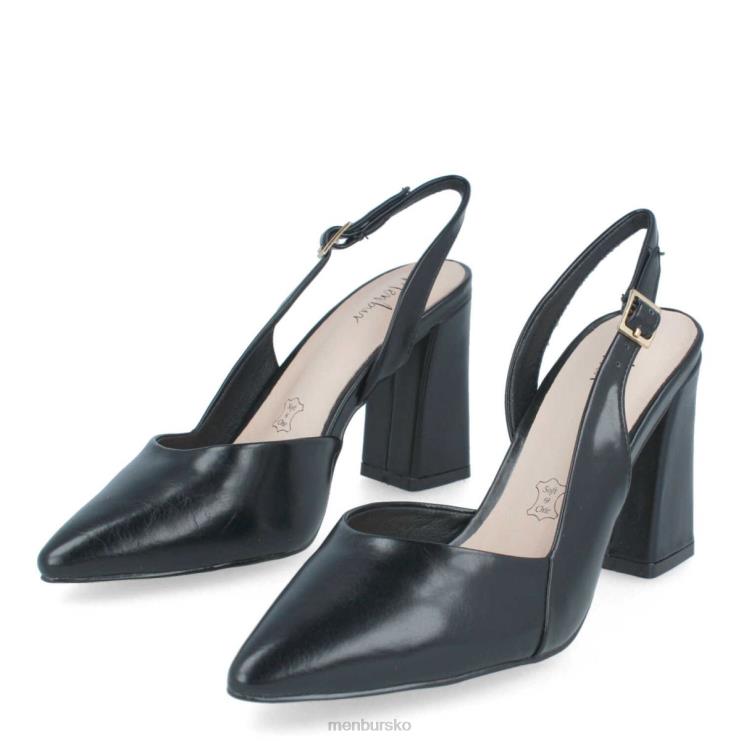 dk Menbur Kvinder vomano sort X288X2094 mellem og lave hæle