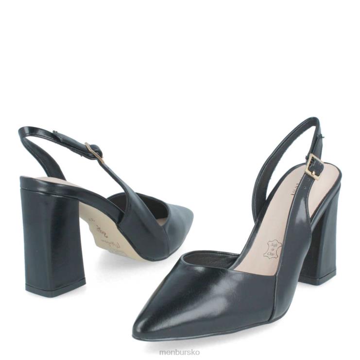 dk Menbur Kvinder vomano sort X288X2094 mellem og lave hæle